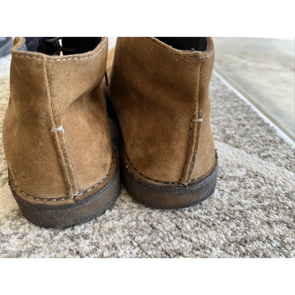 Johnston Murphy Men's Brown Sheepskin Suede Leather Shoes 25-0640 13M E11